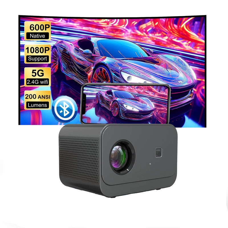 1024*600P منتج جديد التركيز الكهربائي LED+LCD HDMI مشروع 200 لومن للمنزل