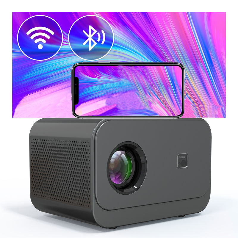 مسافة الإسقاط 0.6-5m منتج جديد التركيز الكهربائي 200 ليمن LED+LCD HDMI Projector