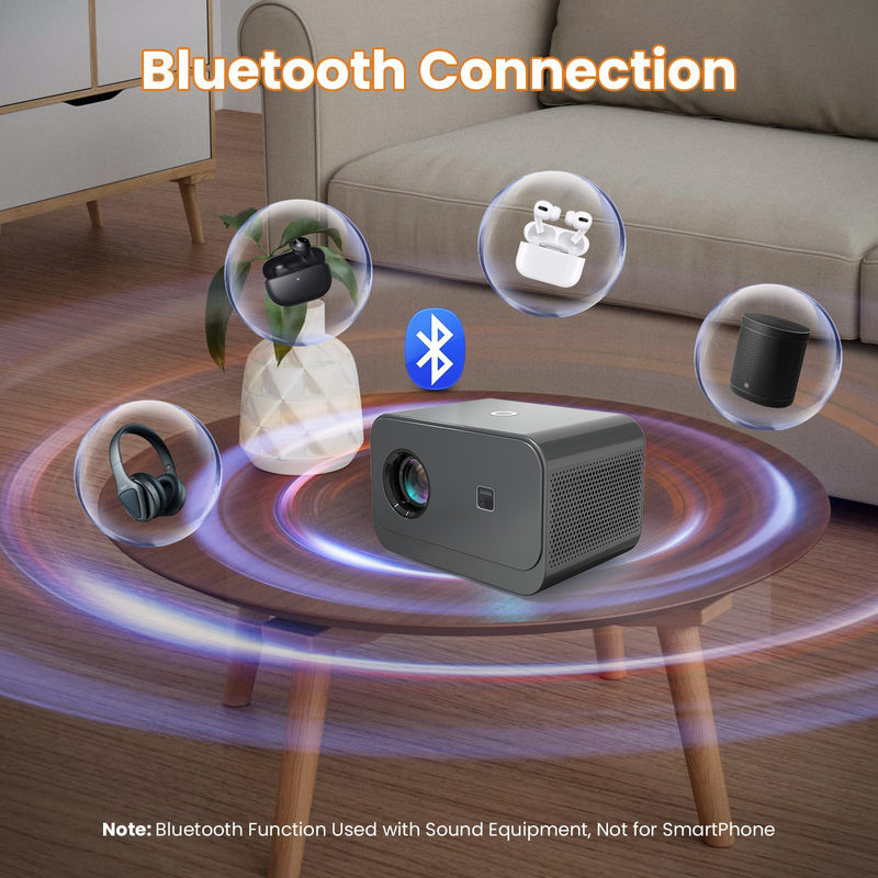 أندرويد 9.0 منتج جديد التركيز الكهربائي LED+LCD HDMI مشروع 200 لومن