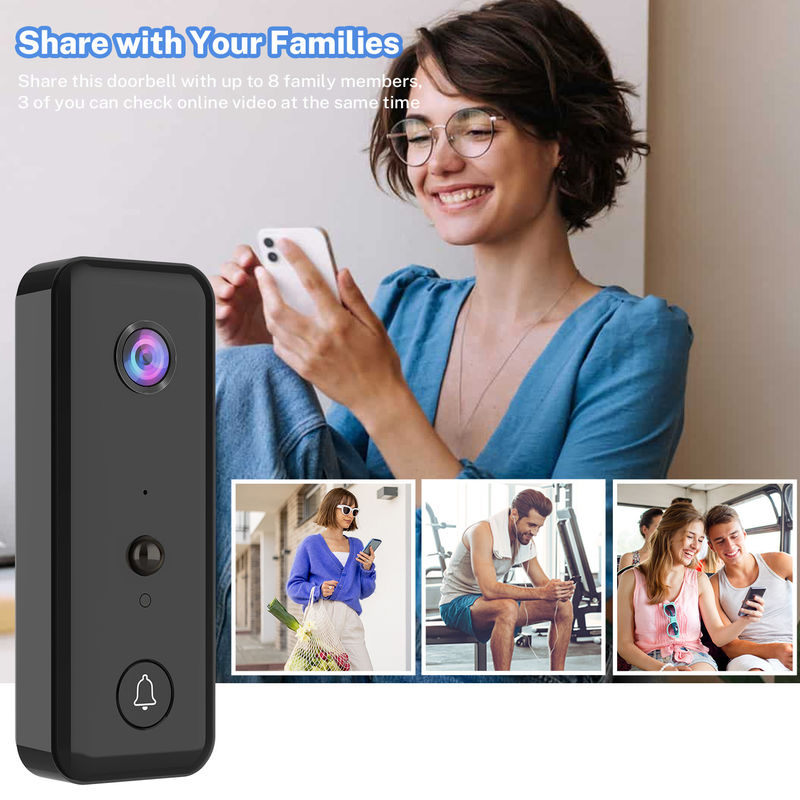 H9 جرس الباب المنزل الذكي Dingdong 720P أجهزة الأمن الذكية الهاتف الذكي لاسلكي واي فاي جرس الباب الكاميرا حلقة الفيديو الذكي