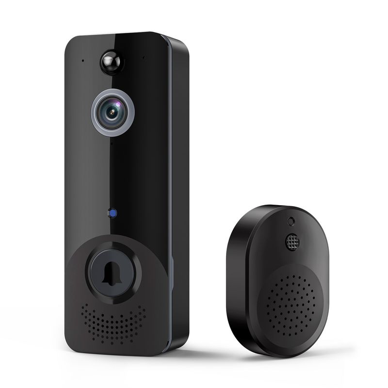 تطبيق Smart Wireless Ring جرس الباب مع 140 درجة زاوية واسعة منخفضة الطاقة جرس الباب الفيديو
