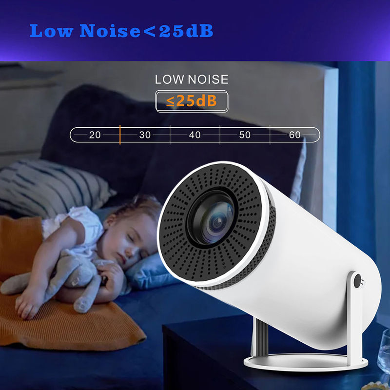 أندرويد 11.0 مشروع المسرح المنزلي HY300 الوسائط المتعددة الغرض 150 ANSI لومن 60W HDMI